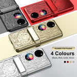 Mechanical Legend Series för Huawei P50 Pocket Galvaniserat Skal Hängslet Stöd PC Skal