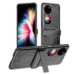 Mechanical Legend Series för Huawei P50 Pocket Galvaniserat Skal Hängslet Stöd PC Skal