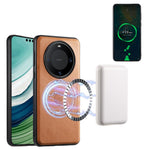 DENIOR For Huawei Mate 60 Magnetic Case Card Holder Kickstand Phone Purse Cover