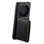 DENIOR For Huawei Mate 60 Pro / Mate 60 Pro+ Magnetic Case Detachable Card Bag Phone Cover