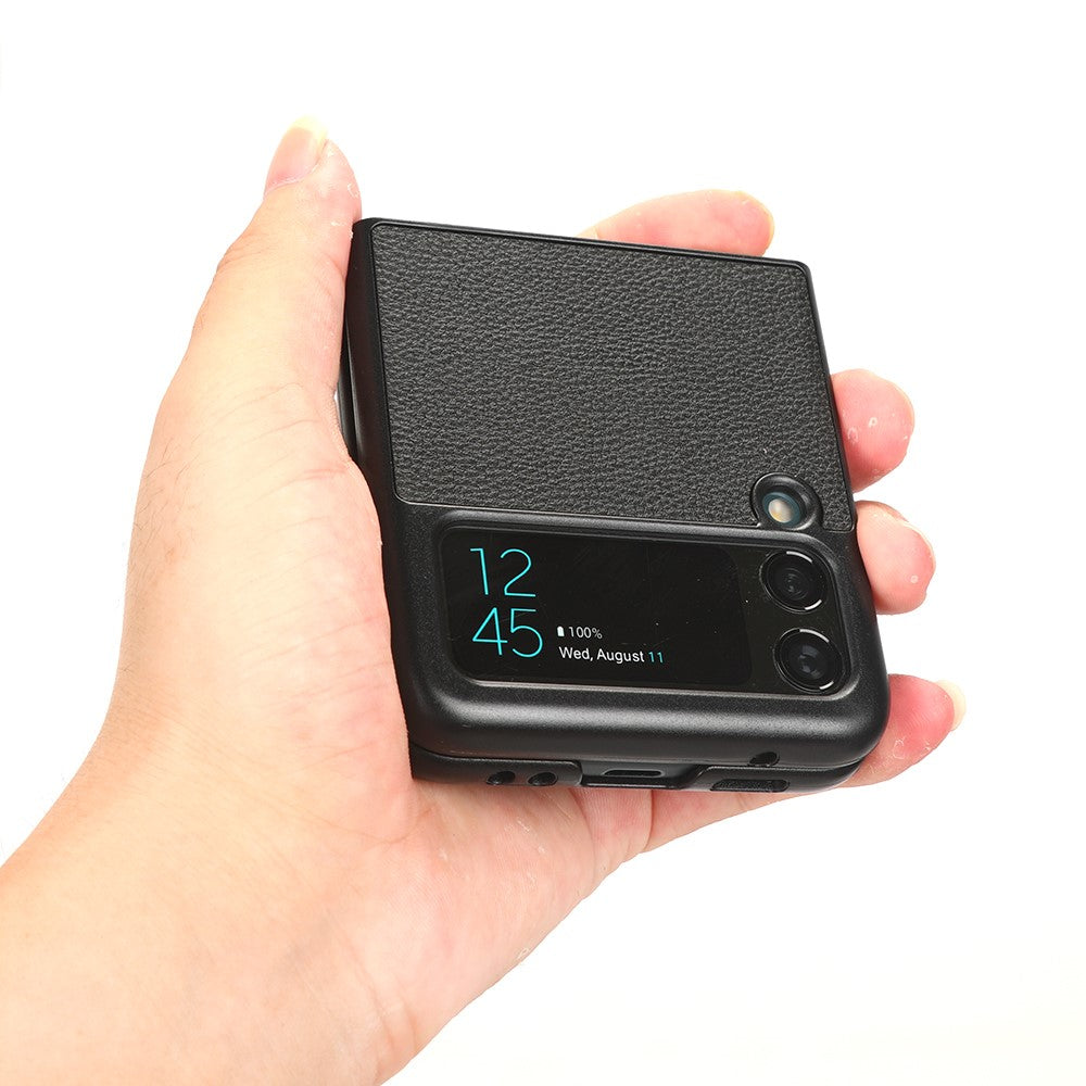 Til Samsung Galaxy Z Flip3 5G Etui PU Læder Kort holder Telefon Bagcover