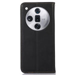 KHAZNEH For Oppo Find X7 5G Case Genuine Cow Leather+TPU Phone Wallet Cover