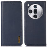KHAZNEH For Oppo Find X7 5G Case Genuine Cow Leather+TPU Phone Wallet Cover