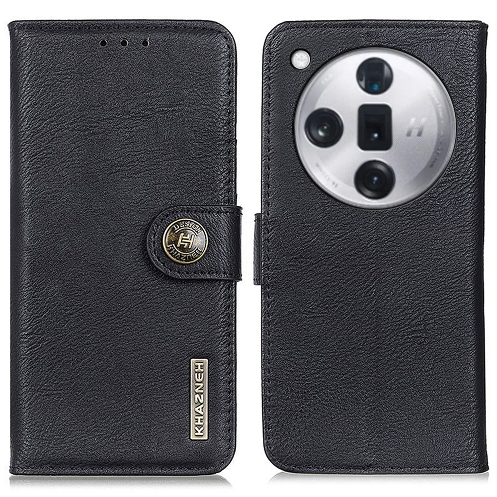 KHAZNEH För Oppo Find X7 Pro / Find X7 Ultra mobilskal Plånbok Korthållare Läderfodral
