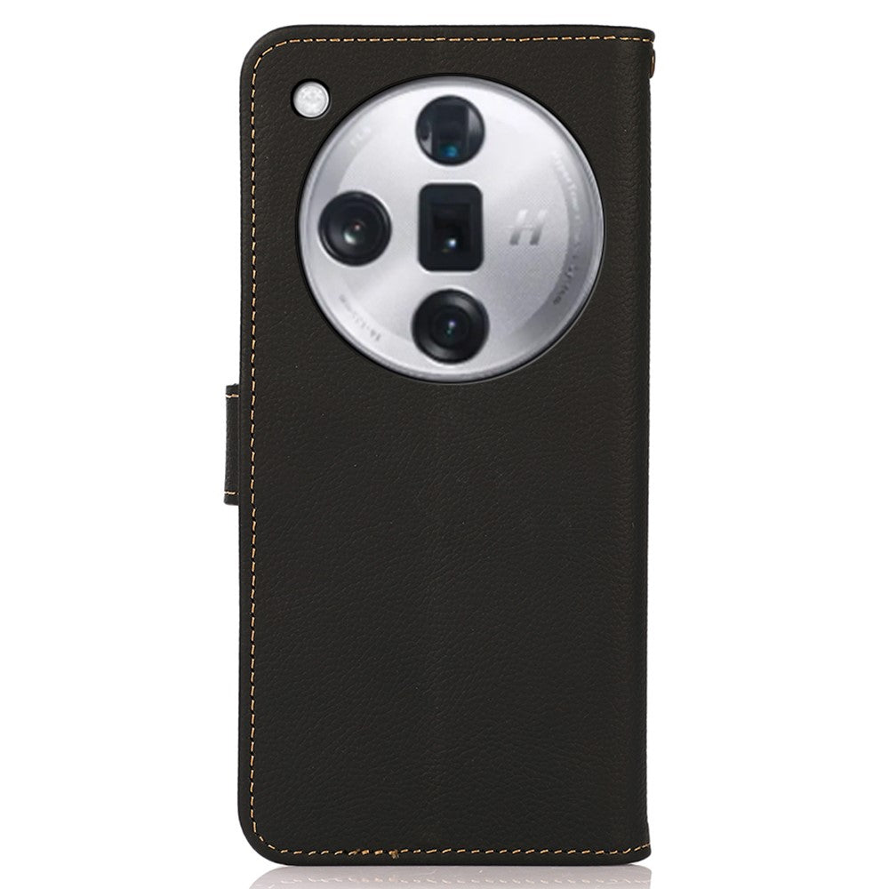KHAZNEH For Oppo Find X7 5G Phone Case Stand Cover RFID Blocking Wallet
