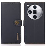 KHAZNEH For Oppo Find X7 Pro / Find X7 Ultra Genuine Cow Leather Phone Case RFID Blocking