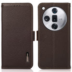 KHAZNEH For Oppo Find X7 Ultra / Find X7 Pro Case Genuine Cow Leather Scratch-proof Phone Cover
