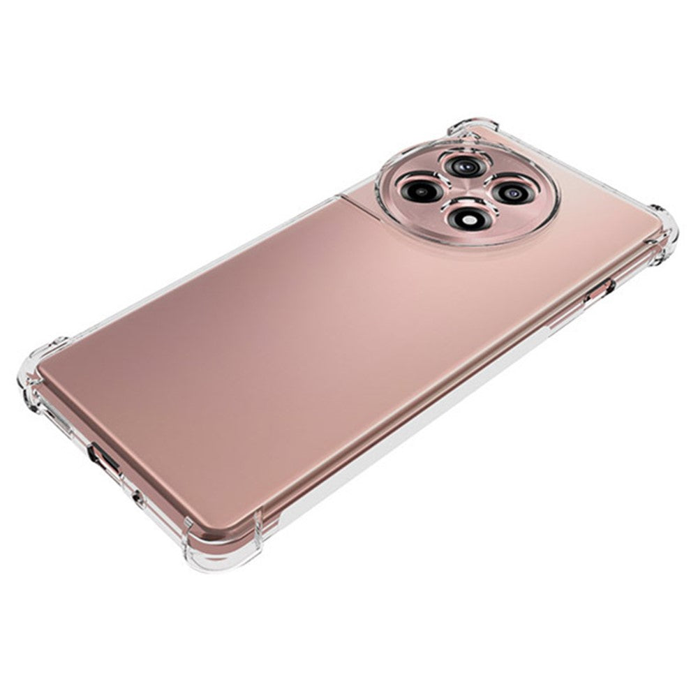 OnePlus Ace 3 5G / 12R 5G TPU-skal Förstärkta hörn Genomskinligt bakstycke