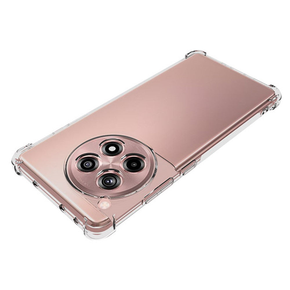 OnePlus Ace 3 5G / 12R 5G TPU-skal Förstärkta hörn Genomskinligt bakstycke