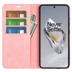 For OnePlus 12 5G PU Leather Skin-touch Case Wallet Flip Phone Cover