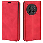 For OnePlus 12 5G PU Leather Skin-touch Case Wallet Flip Phone Cover