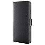 OnePlus 12 5G plånboksfodral i äkta splitläder med stötsäkert TPU-skal