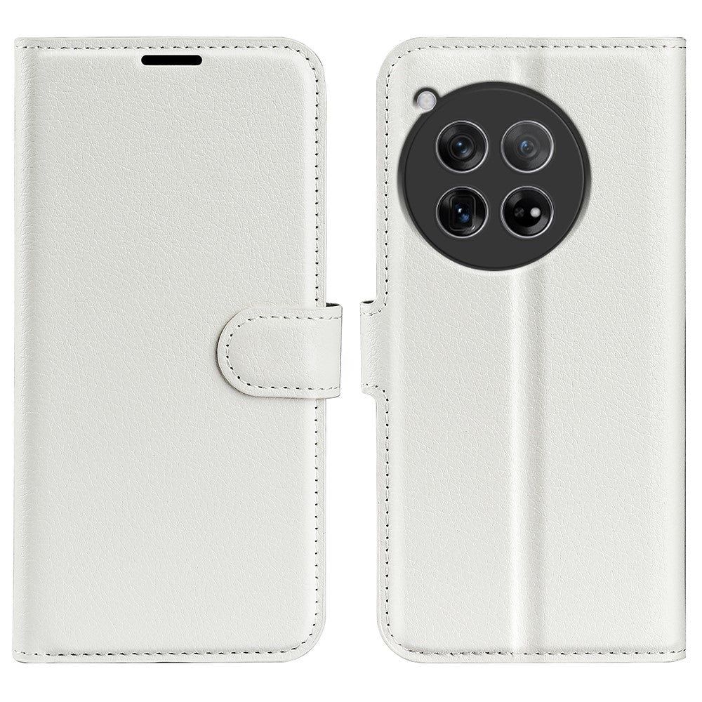 OnePlus 12 5G mobilskal Flip Plånbok Stötsäkert PU Läder Stativfodral