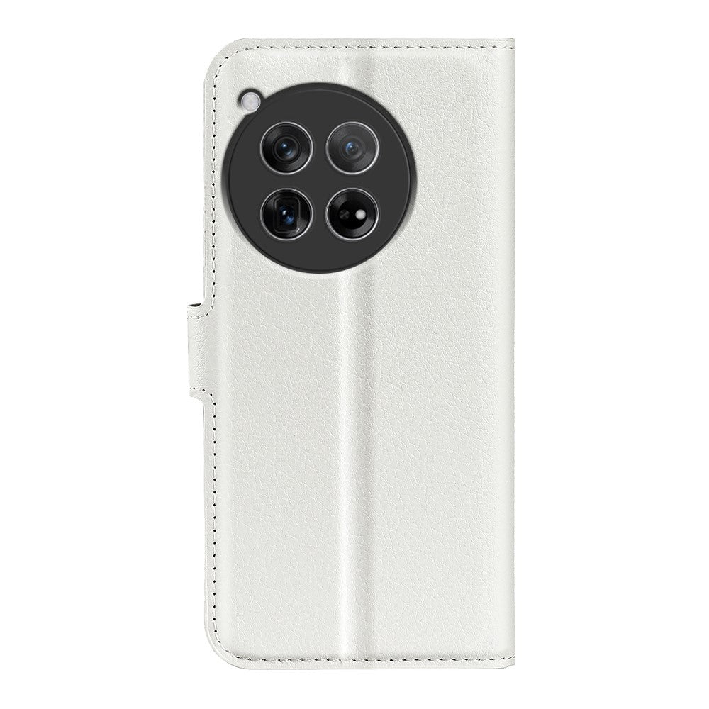 OnePlus 12 5G mobilskal Flip Plånbok Stötsäkert PU Läder Stativfodral