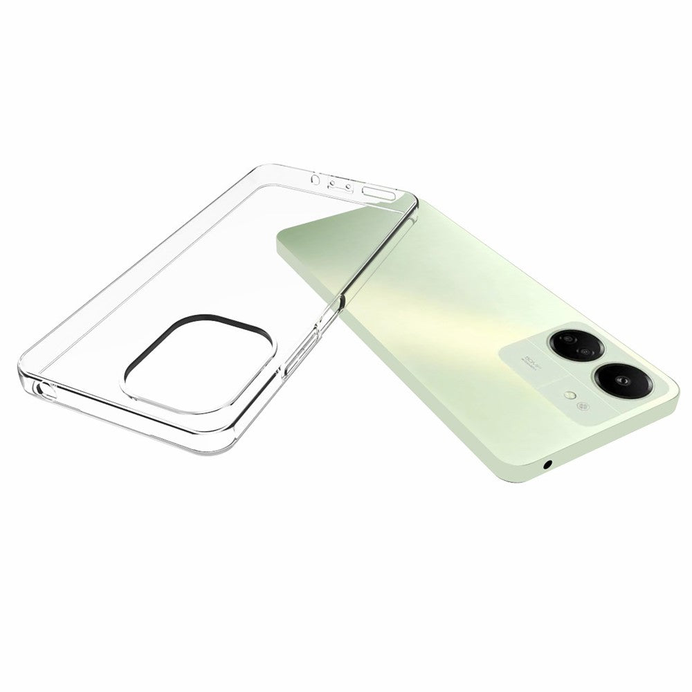 10 st/förpackning för Xiaomi Redmi 13C 4G / 13C 5G / 13R 5G / Poco C65 4G / Poco M6 5G TPU-skal vattenstämpelfritt mobilfodral