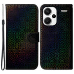 Läderfodral för Xiaomi Redmi Note 13 Pro+ 5G, bländande blommigt mobilfodral