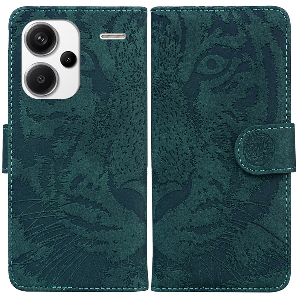For Xiaomi Redmi Note 13 Pro+ 5G Wallet Case Tiger Pattern Leather Stand Feature Flip Phone Cover