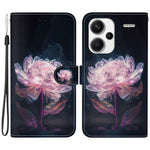 Xiaomi Redmi Note 13 Pro+ 5G mobilskal Mönstertryck Fodral Stativ Handledsrem