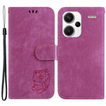 For Xiaomi Redmi Note 13 Pro+ 5G Case Wallet Cute Tiger Pattern Flip Shockproof Phone Cover