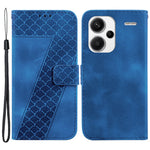 For Xiaomi Redmi Note 13 Pro+ 5G Flip Phone Case Leather Wallet Cover 7-Shape Pattern