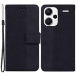 For Xiaomi Redmi Note 13 Pro+ 5G Wallet Case Geometry Pattern PU Leather Phone Cover
