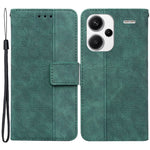 For Xiaomi Redmi Note 13 Pro+ 5G Wallet Case Geometry Pattern PU Leather Phone Cover