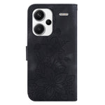 For Xiaomi Redmi Note 13 Pro+ 5G Wallet Case Flower Magnetic Leather Folio Phone Cover