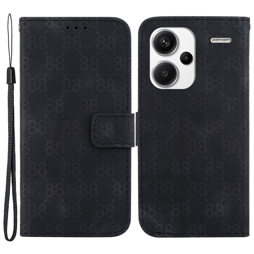 For Xiaomi Redmi Note 13 Pro+ 5G Phone Case Double 8-Shape Wallet Flip Cover
