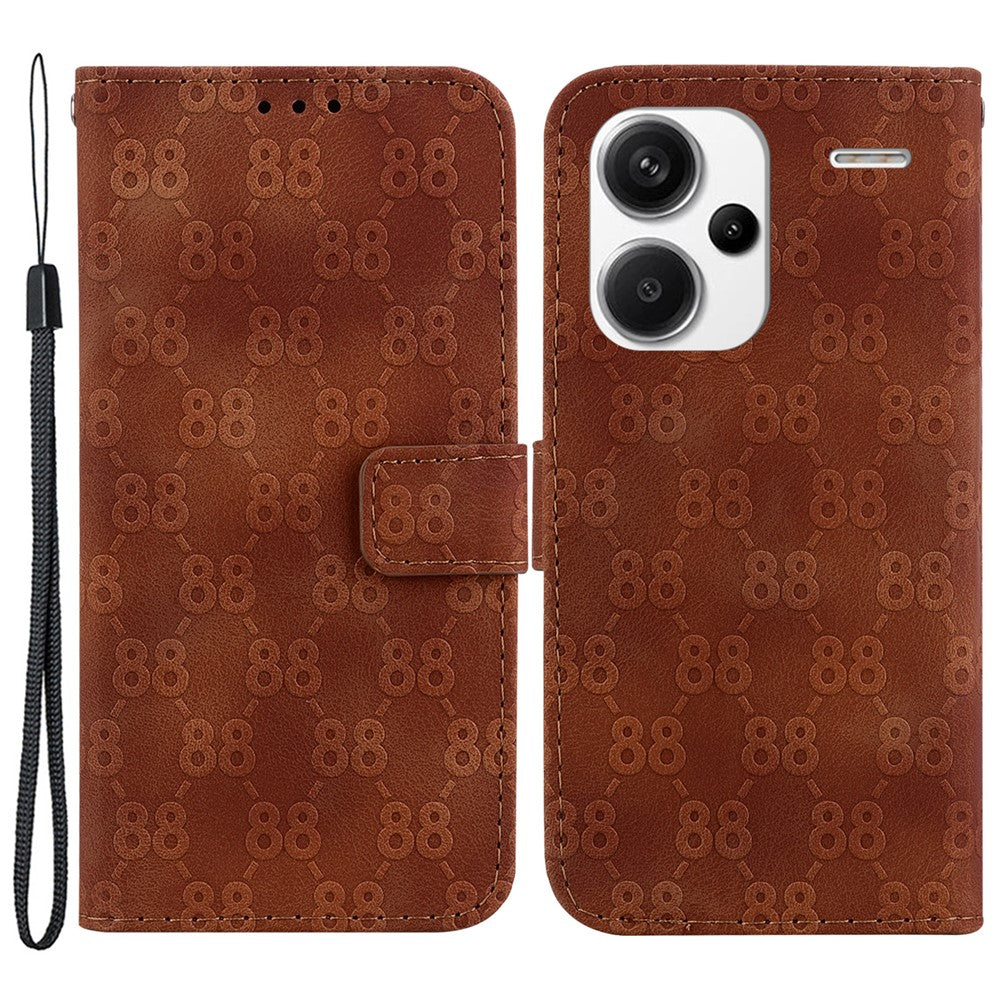 For Xiaomi Redmi Note 13 Pro+ 5G Phone Case Double 8-Shape Wallet Flip Cover