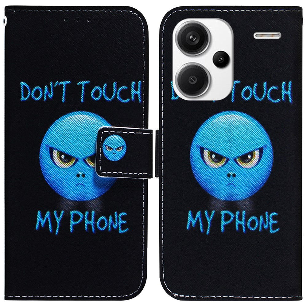 For Xiaomi Redmi Note 13 Pro+ 5G Flip Phone Cover Pattern Print Wallet Case