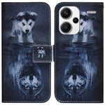For Xiaomi Redmi Note 13 Pro+ 5G Flip Phone Cover Pattern Print Wallet Case