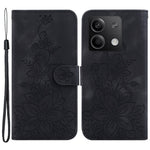 For Xiaomi Redmi Note 13 5G / Note 13 5G (China) Flower Leather Case Wallet Cover