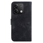 For Xiaomi Redmi Note 13 5G / Note 13 5G (China) Flower Leather Case Wallet Cover