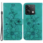 For Xiaomi Redmi Note 13 5G / Note 13 5G (China) Flower Leather Case Wallet Cover