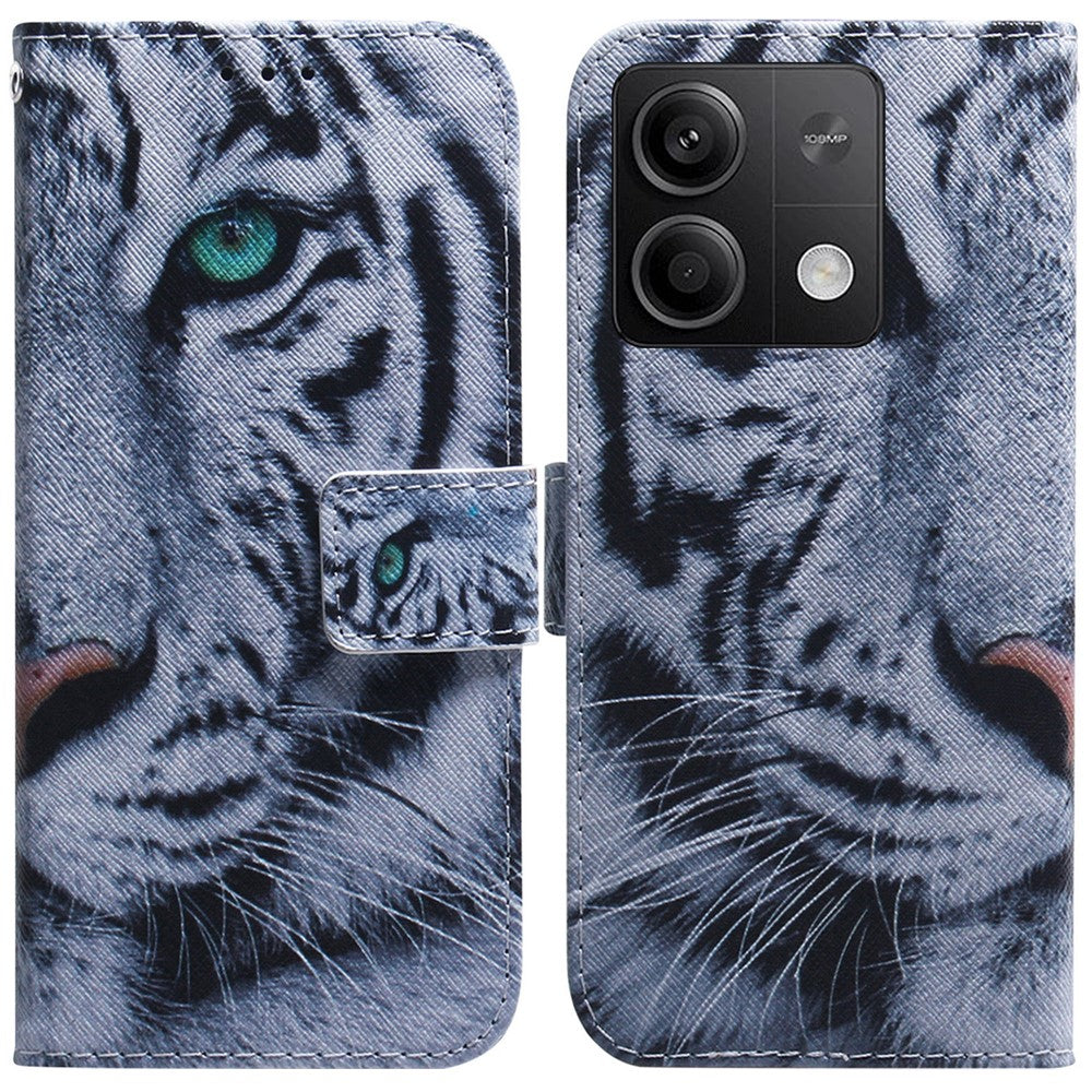 For Xiaomi Redmi Note 13 5G / Note 13 5G (China) Phone Case Wallet Cover with Pattern Print