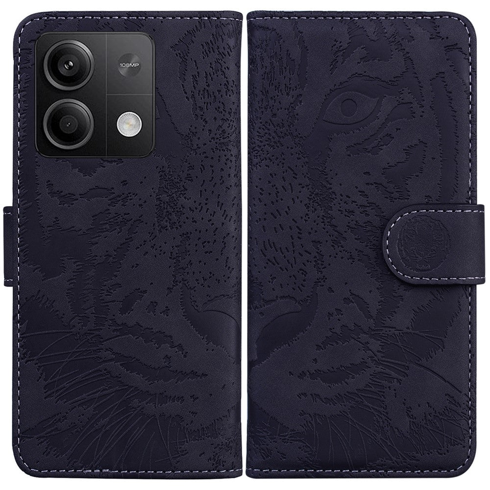 For Xiaomi Redmi Note 13 5G /  Note 13 5G (China) Leather Wallet Case Tiger Pattern Cover