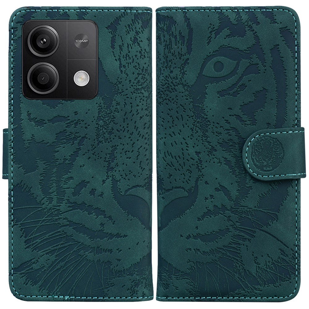 For Xiaomi Redmi Note 13 5G /  Note 13 5G (China) Leather Wallet Case Tiger Pattern Cover