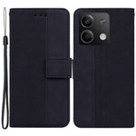 For Xiaomi Redmi Note 13 5G / Note 13 5G (China) Case Geometry Pattern Leather Cover Wallet
