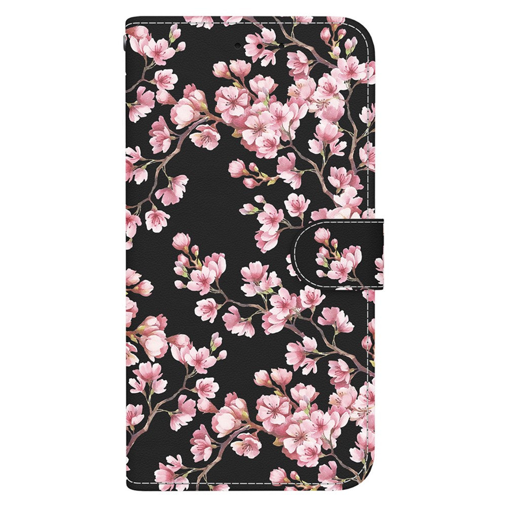 For Xiaomi Redmi Note 13 5G Leather Case Pattern Printing Wallet Cover