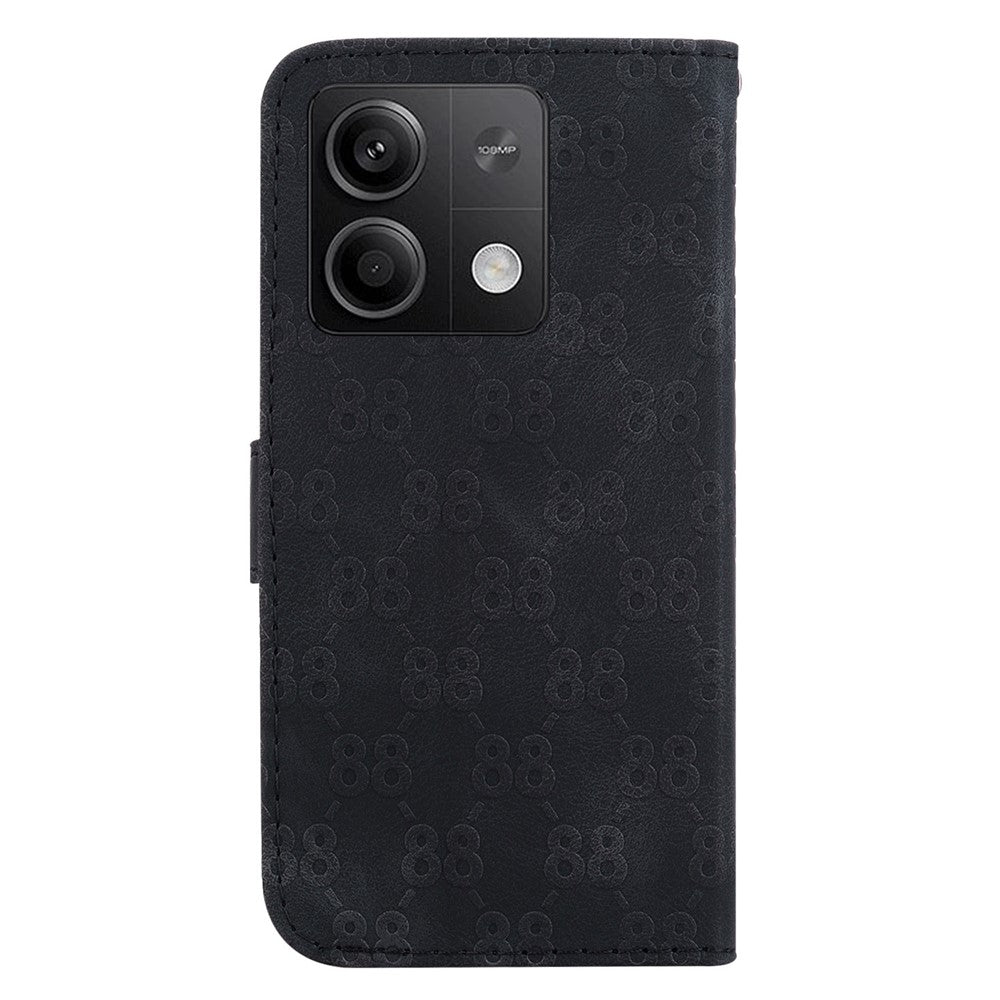 Xiaomi Redmi Note 13 5G / Note 13 5G (Kina) Läderfodral Dubbelt 8-formigt mobilfodral