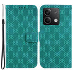 Xiaomi Redmi Note 13 5G / Note 13 5G (Kina) Läderfodral Dubbelt 8-formigt mobilfodral