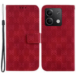 Xiaomi Redmi Note 13 5G / Note 13 5G (Kina) Läderfodral Dubbelt 8-formigt mobilfodral