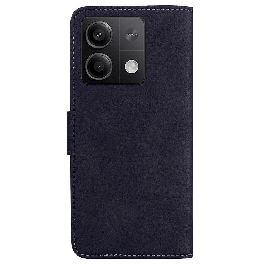 For Xiaomi Redmi Note 13 5G / Note 13 5G (China) Leather Case Solid Color Wallet Flip Cover