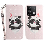 For Xiaomi Redmi Note 13 5G / Note 13 5G (China) Case 3D Pattern Print Leather Cover with Strap