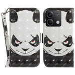 For Xiaomi Redmi Note 13 5G / Note 13 5G (China) Case 3D Pattern Print Leather Cover with Strap