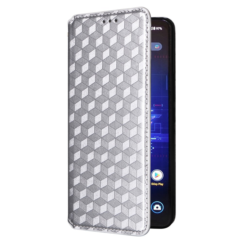 For Asus ROG Phone 8 Pro 5G / 8 5G Wallet Case Leather Magnetic Auto Closing Imprint Cover