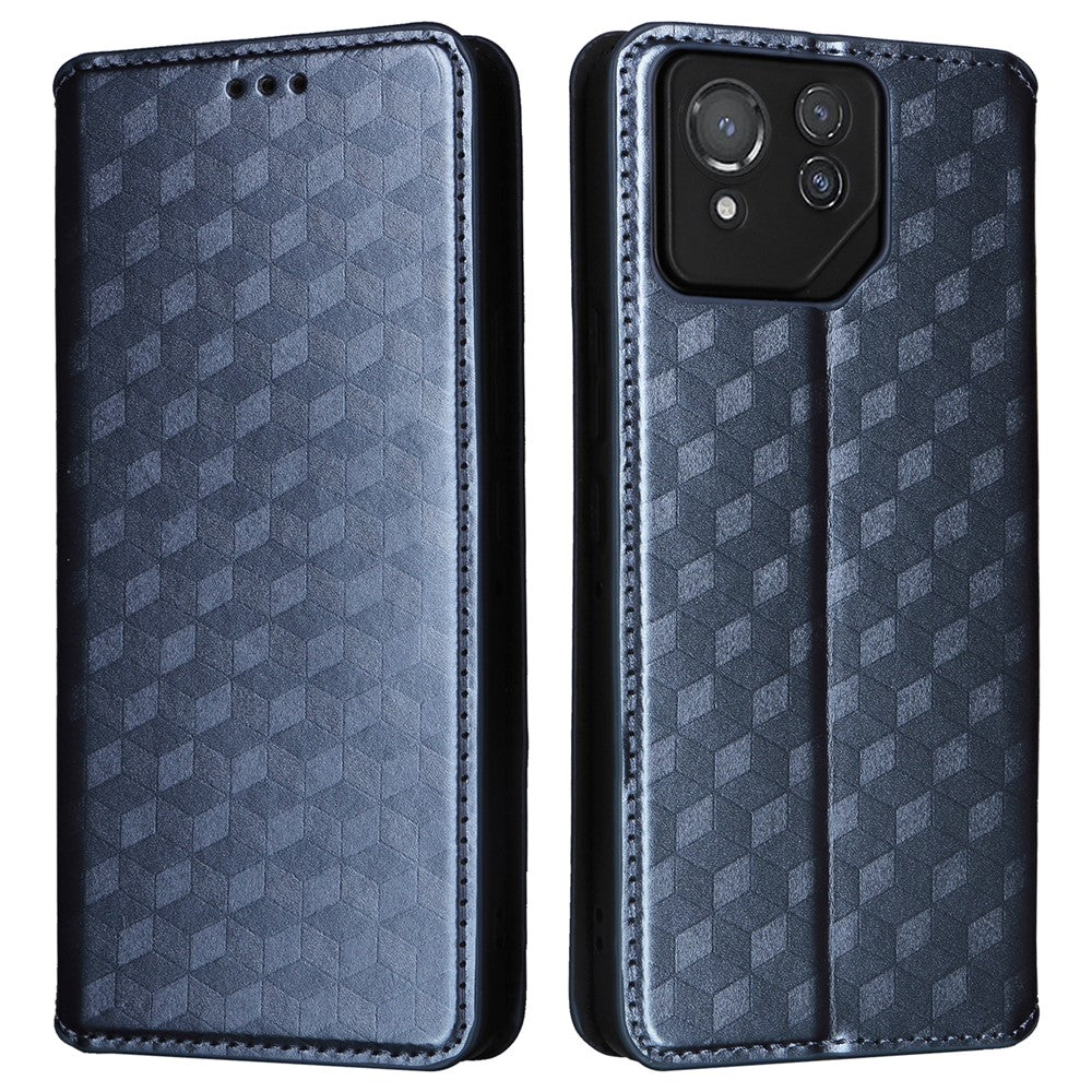 For Asus ROG Phone 8 Pro 5G / 8 5G Wallet Case Leather Magnetic Auto Closing Imprint Cover