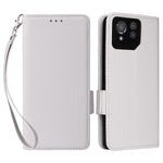 Til Asus ROG Phone 8 Pro 5G / 8 5G Magnetisk Etui Læder Litchi Tekstur Cover med Håndrem