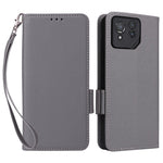 Til Asus ROG Phone 8 Pro 5G / 8 5G Magnetisk Etui Læder Litchi Tekstur Cover med Håndrem