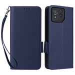 Til Asus ROG Phone 8 Pro 5G / 8 5G Magnetisk Etui Læder Litchi Tekstur Cover med Håndrem
